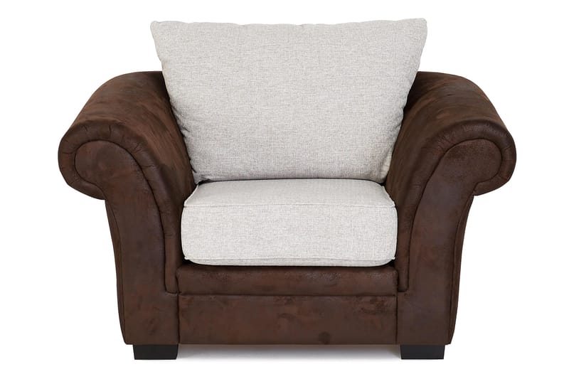 Toronto Sofagruppe 2-seter+Lenestol - Brun/Beige - Møbler - Sofaer - Sofagrupper - Howard sofagruppe