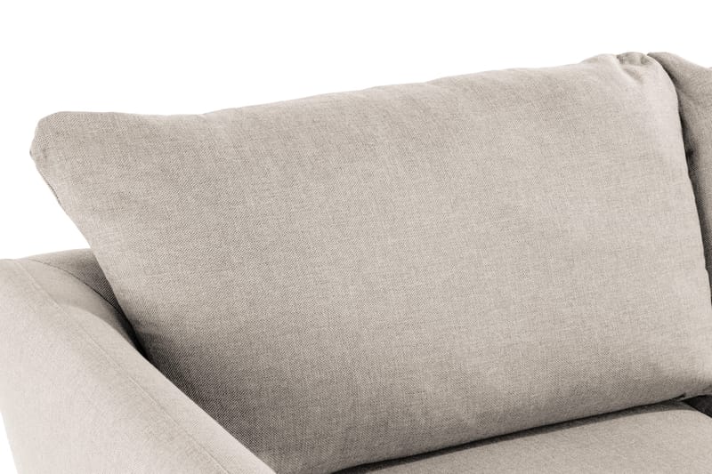 Trend Sofagruppe 3-seters + 2-seters Sofa + Lenestol + Fotskammel i Stoff - Beige - Møbler - Sofaer - Sofagrupper - Howard sofagruppe