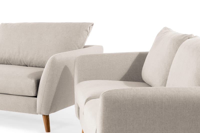 Trend Sofagruppe 3-seters + 2-seters Stoffsofa - Beige - Møbler - Sofaer - Sofagrupper - Howard sofagruppe