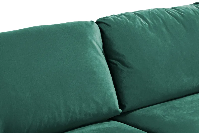 Trend Sofagruppe 3-seters + 2-seters Fløyelssofa - Grønn - Møbler - Sofaer - Sofagrupper - Howard sofagruppe