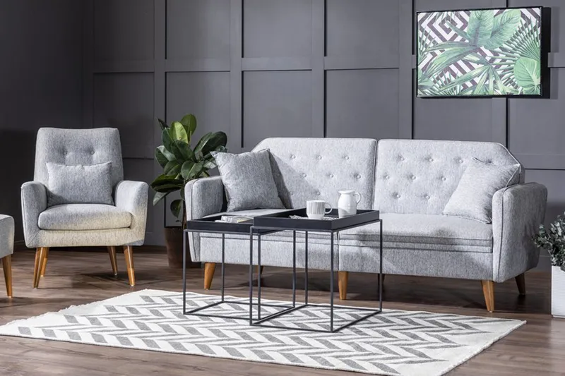 Interlaken Sofagruppe, Grå