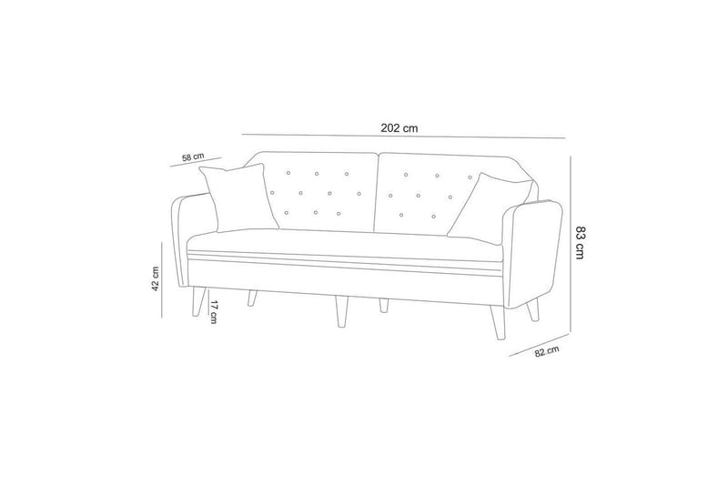 Interlaken Sofagruppe - Krem - Møbler - Sofaer - Sofagrupper