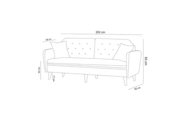 Interlaken Sofagruppe - Mørkeblå - Møbler - Sofaer - Sofagrupper