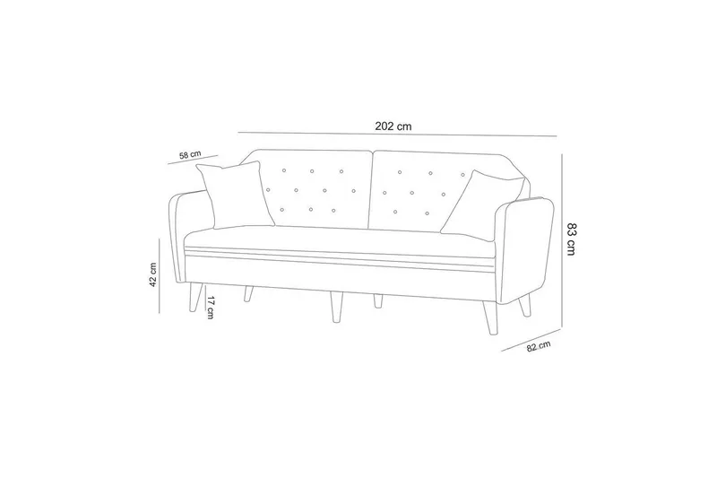 Interlaken Sofagruppe - Mørkeblå - Møbler - Sofaer - Sofagrupper