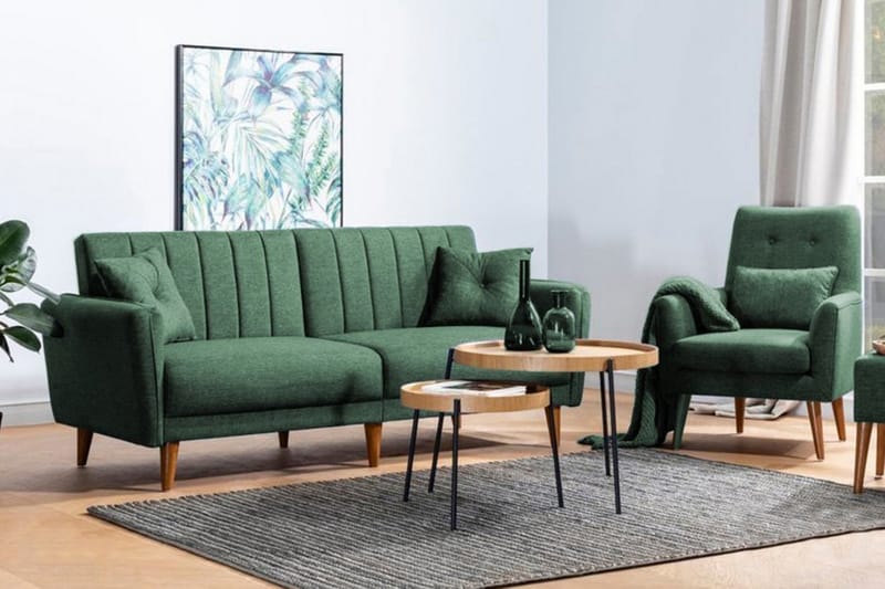 Lepinas Sofagruppe - Grønn - Møbler - Sofaer - Sofagrupper