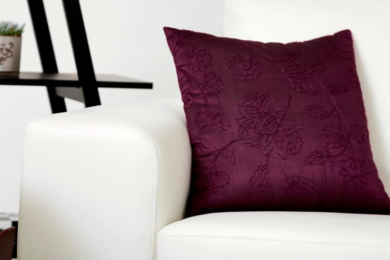 Link Sofagruppe 3-seters + 2-seters Sofa + Lenestol i Kunstlær - Hvit - Møbler - Sofaer - Sofagrupper