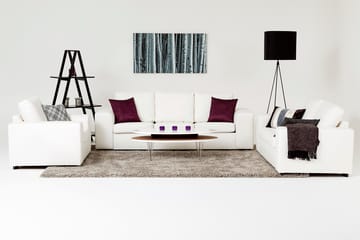Link Sofagruppe 3-seters + 2-seters Stoffsofa - Hvit - Møbler - Sofaer - Sofagrupper