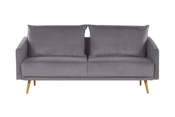 Maurana Sofagruppe 2-seters + 3-seters - Fløyel/Grå - Møbler - Sofaer - Sofagrupper