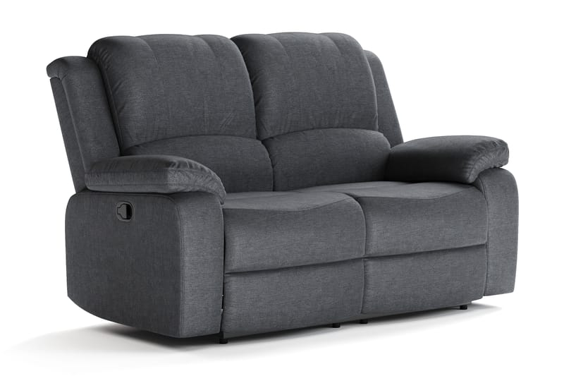 Norbo Sofagruppe Recliner 3+2+1 - Fällbar sofa lenestol - Kinosofa i Stoff - Mørkegrå - Møbler - Sofaer - Sofagrupper