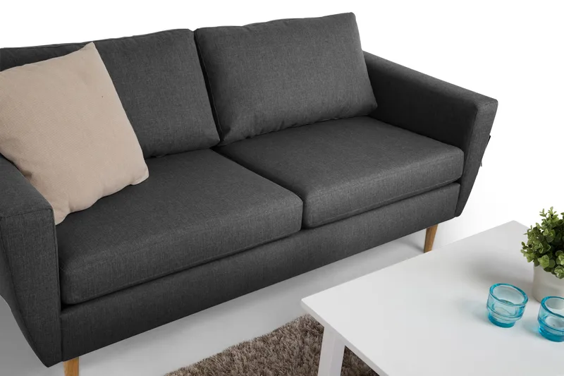 Nordic Sofagruppe 3-seter+2-seter - Mørkegrå - Møbler - Sofaer - Sofagrupper