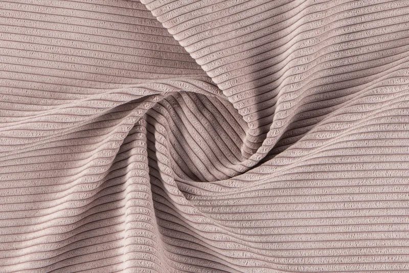 Peppe Sofagruppe 3-seters Vendbar L-formet Sjeselongsofa + Lenestol + Fotskammel i Manchester - Rosa - Møbler - Sofaer - Sofagrupper