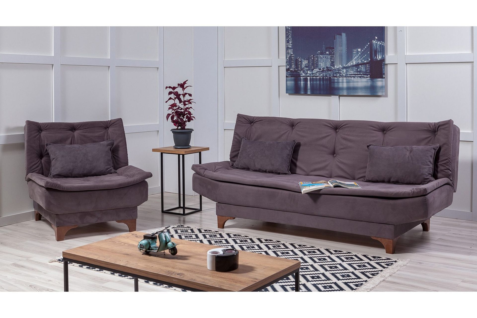 Riversdale Sofagruppe - Antrasitt