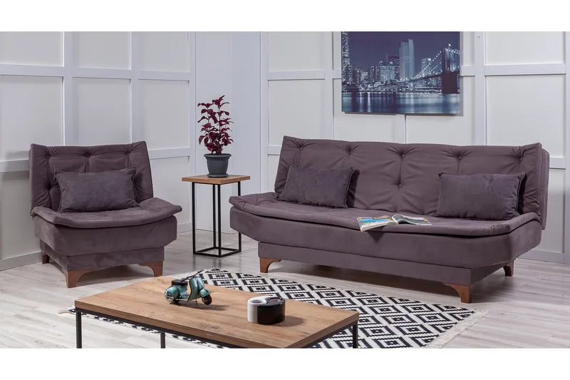 Riversdale Sofagruppe - Antrasitt - Møbler - Sofaer - Sofagrupper