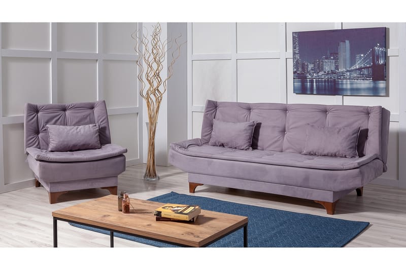 Riversdale Sofagruppe - Lyselilla - Møbler - Sofaer - Sofagrupper