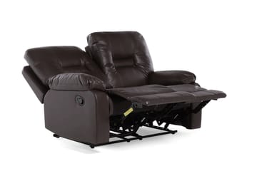 Rovik Sofagruppe 2-seter+3-seter+lenestol - Brun - Møbler - Sofaer - Reclinersofaer
