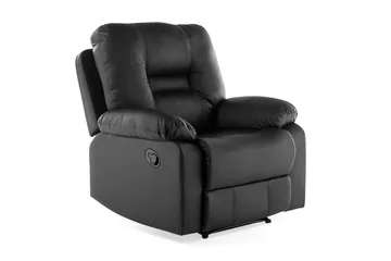 Rovik Sofagruppe 2-seter+3-seter+lenestol - Svart - Møbler - Sofaer - Reclinersofaer