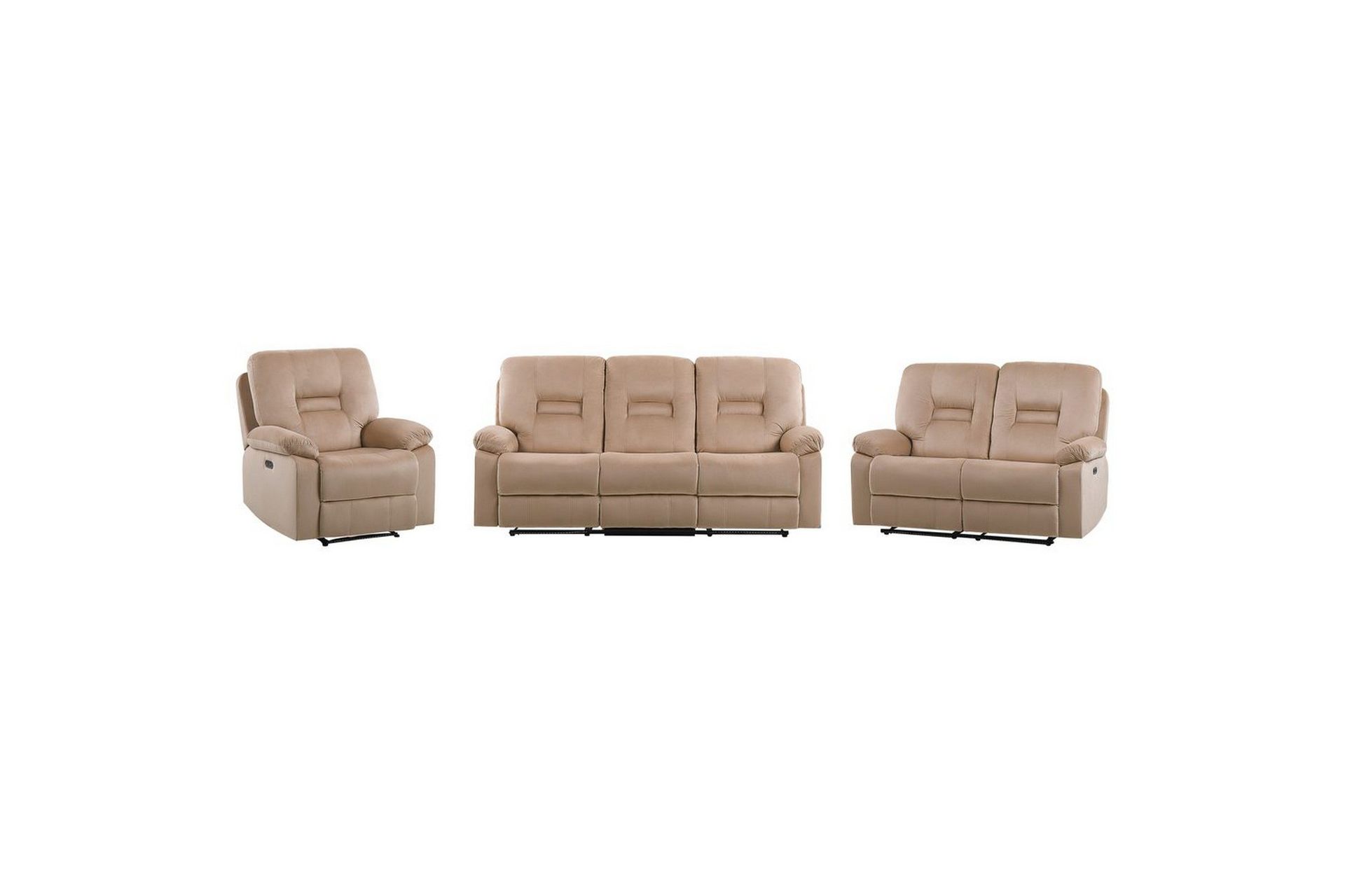 Sofagruppe med USB Rovik Beige - Beige