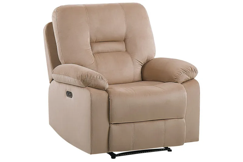 Sofagruppe med USB Rovik Beige - Beige - Møbler - Sofaer - Reclinersofaer