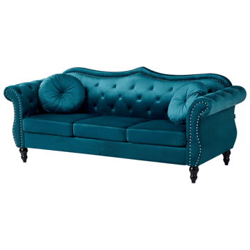 Sofagruppe Skien - Blågrønn - Møbler - Sofaer - Sofagrupper - Chesterfield sofagruppe