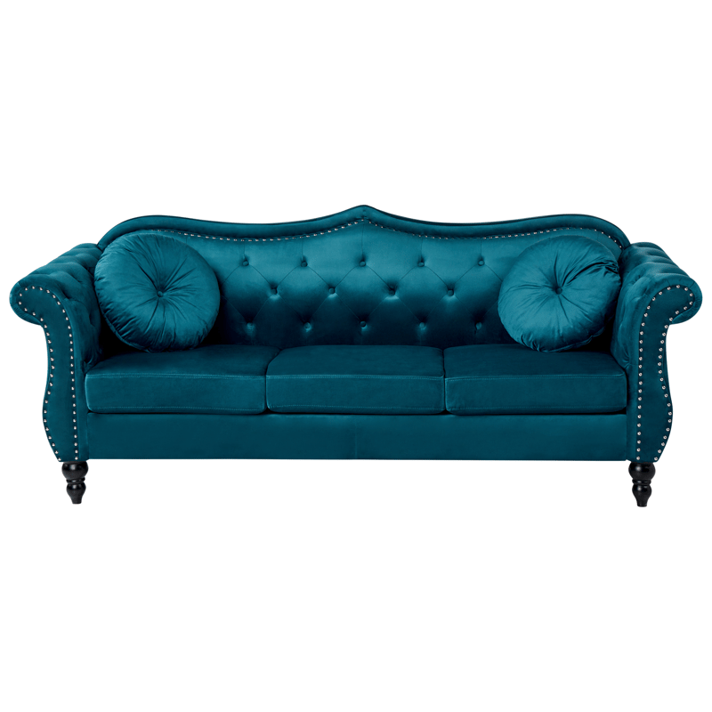 Sofagruppe Skien - Blågrønn - Møbler - Sofaer - Sofagrupper - Chesterfield sofagruppe