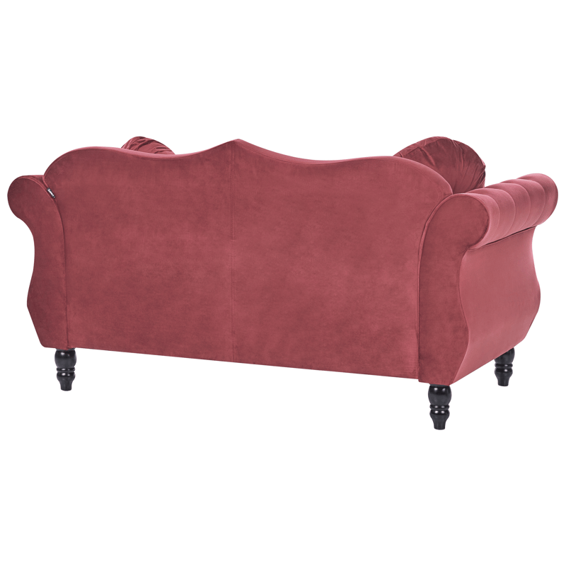 Sofagruppe Skien - Mørkerød - Møbler - Sofaer - Sofagrupper - Chesterfield sofagruppe