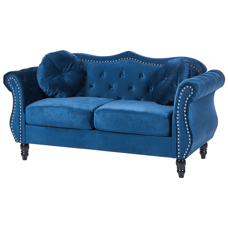 Sofagruppe Skien - Marineblå - Møbler - Sofaer - Sofagrupper - Chesterfield sofagruppe