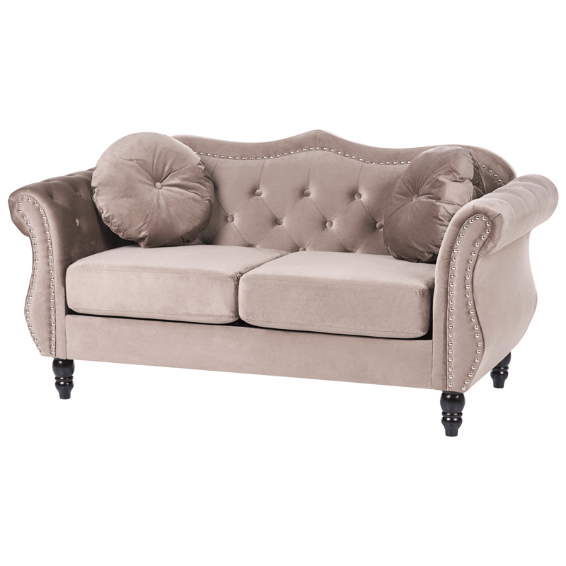 Sofagruppe Skien - Taupe - Møbler - Sofaer - Sofagrupper - Chesterfield sofagruppe