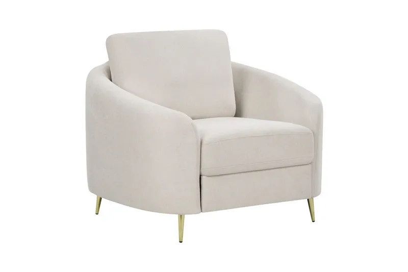 Soffgrupp Beliani Trosa Beige/guld Beige||GOLD - Møbler - Sofaer - Sofagrupper