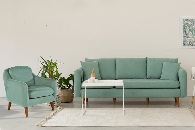 Sofiko Sofagruppe - Grønn - Møbler - Sofaer - Sofagrupper