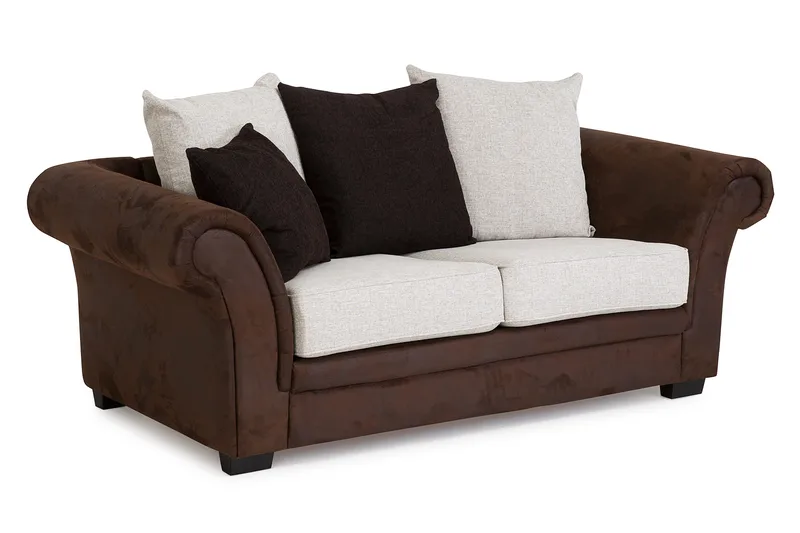 Toronto Sofagruppe 2-seter+3-seter+Lenestol - Brun/Beige - Møbler - Sofaer - Sofagrupper - Sofagruppe 3 2 1