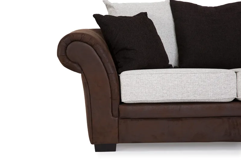 Toronto Sofagruppe 2-seter+3-seter+Lenestol - Brun/Beige - Møbler - Sofaer - Sofagrupper - Sofagruppe 3 2 1