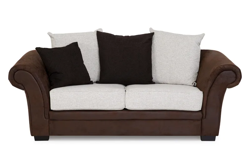 Toronto Sofagruppe 2-seter+3-seter+Lenestol - Brun/Beige - Møbler - Sofaer - Sofagrupper - Sofagruppe 3 2 1