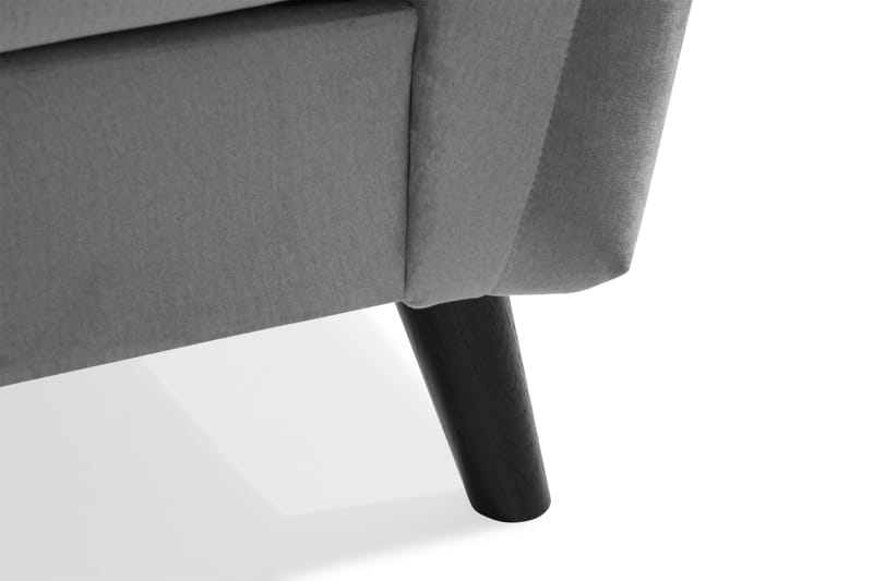 Trend Sofagruppe 3-seters + 2-seters Fløyelssofa - Lys grå - Møbler - Sofaer - Sofagrupper