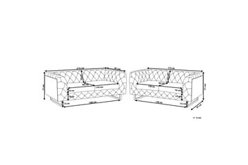 Vissland Sofagruppe 2-seter + 3-seter - Beige - Møbler - Sofaer - Sofagrupper