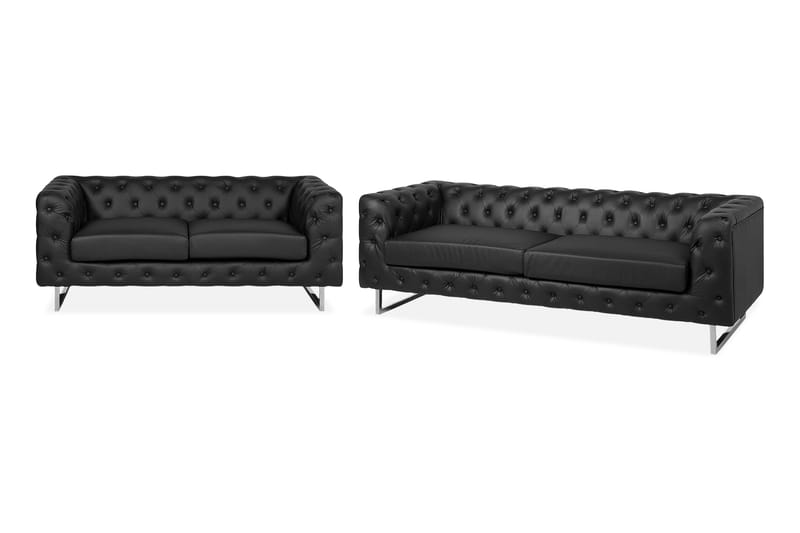 Vissland Sofagruppe 2-seter + 3-seter - Sølv - Møbler - Sofaer - Sofagrupper