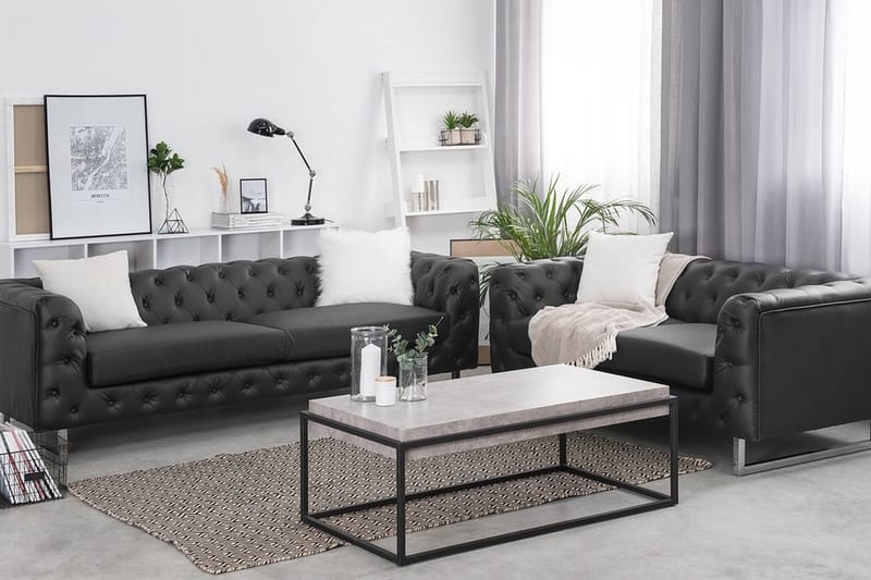 Vissland Sofagruppe 2-seter + 3-seter - Sølv - Møbler - Sofaer - Sofagrupper