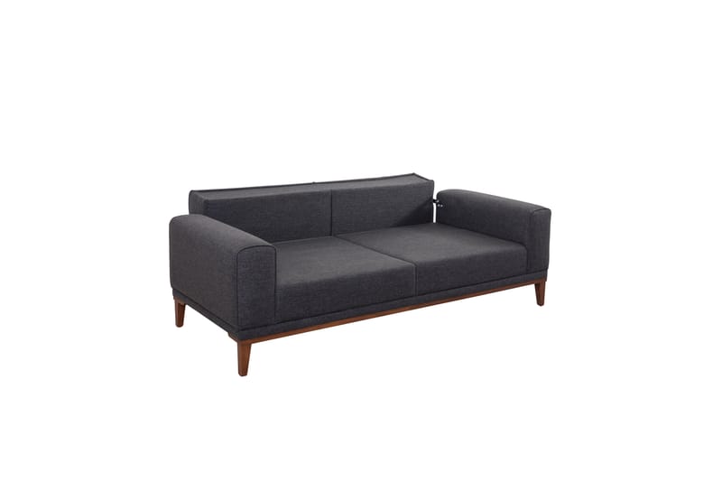 Wyong Sofagruppe 3-seters Sofa + Lenestol - Antrasitt - Sofagrupper