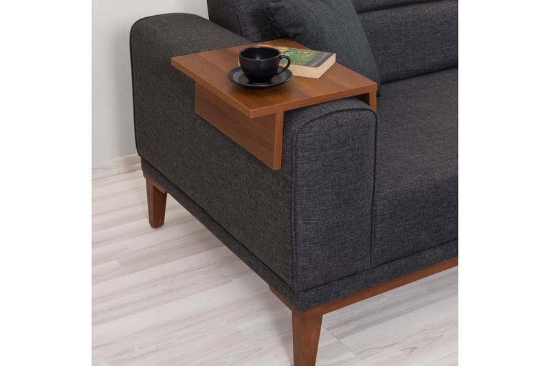 Wyong Sofagruppe 3-seters Sofa + Lenestol - Antrasitt - Møbler - Sofaer - Sofagrupper