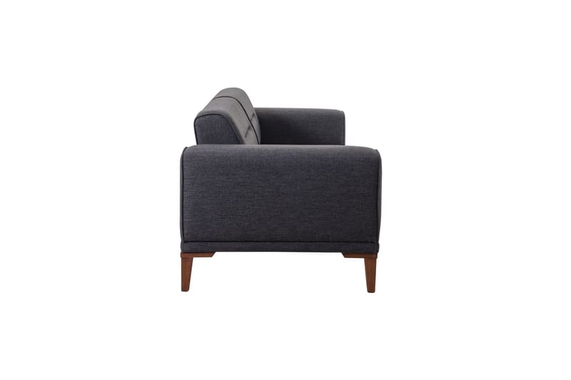 Wyong Sofagruppe 3-seters Sofa + Lenestol - Antrasitt - Møbler - Sofaer - Sofagrupper