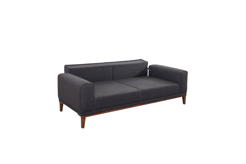 Wyong Sofagruppe 3-seters Sofa + Lenestol - Antrasitt - Møbler - Sofaer - Sofagrupper