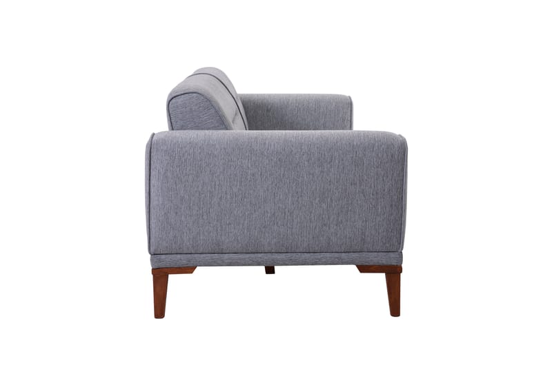 Wyong Sofagruppe 3-seters Sofa + Lenestol - Grå - Sofagrupper