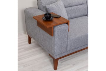Wyong Sofagruppe 3-seters Sofa + Lenestol - Grå - Møbler - Sofaer - Sofagrupper