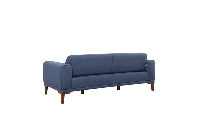 Wyong Sofagruppe 3-seters Sofa + Lenestol - Mørkeblå - Sofagrupper