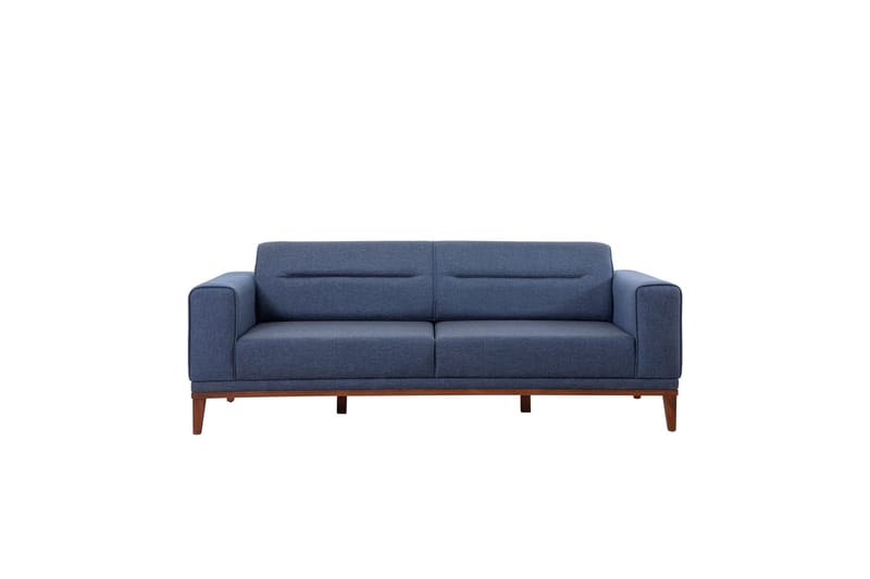 Wyong Sofagruppe 3-seters Sofa + Lenestol - Mørkeblå - Møbler - Sofaer - Sofagrupper