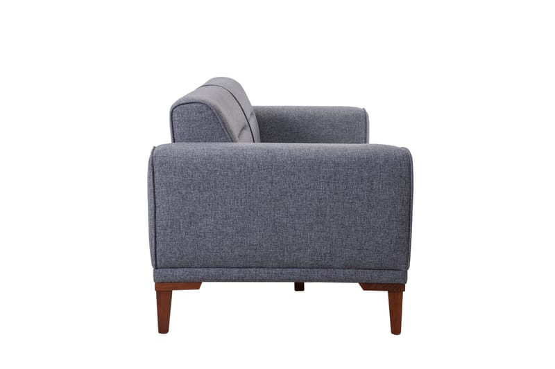 Wyong Sofagruppe 3-seters Sofa + Lenestol - Mørkegrå - Sofagrupper