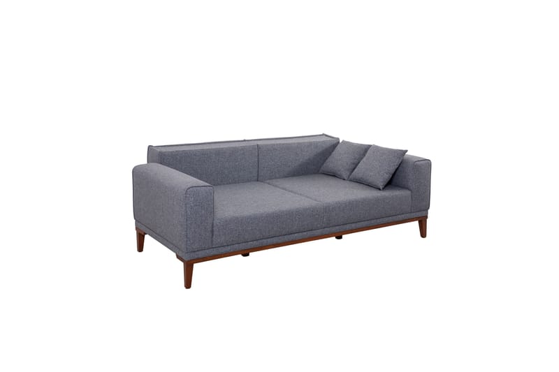 Wyong Sofagruppe 3-seters Sofa + Lenestol - Mørkegrå - Sofagrupper