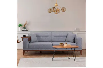 Wyong Sofagruppe 3-seters Sofa + Lenestol - Grå - Møbler - Sofaer - Sofagrupper