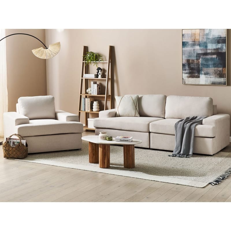 Sofasett Alla - Beige - Møbler - Sofaer - Sofagrupper - Howard sofagruppe