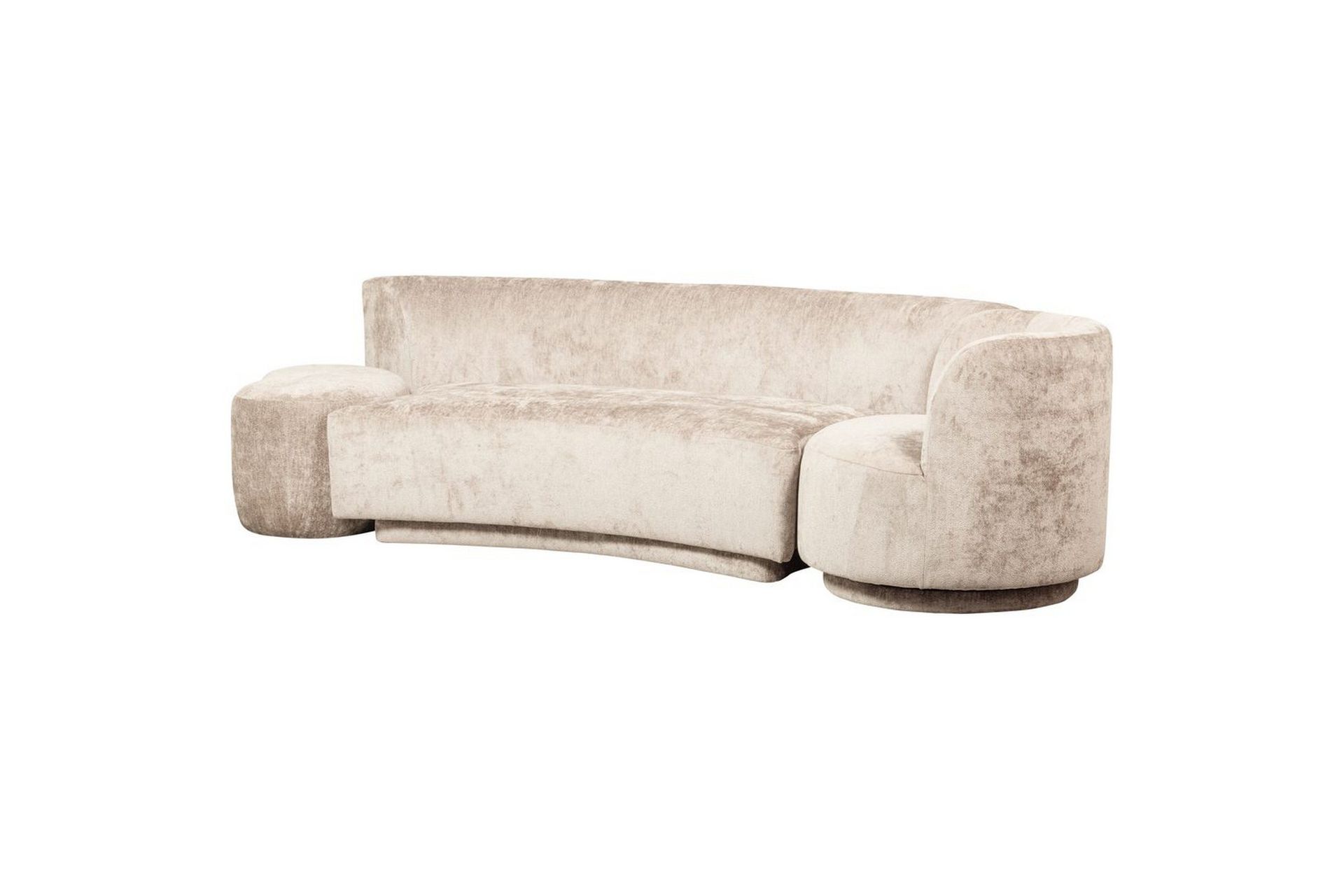 Sofasett Kombi-Popular med puff - Beige
