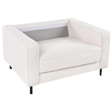 Sofasett Savalen - Hvit, Svart - Møbler - Sofaer - Sofagrupper